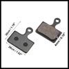 Hihaha 4 Pair Semi Metal Disc Bike Brake Pads with