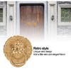 Door Knocker Chinese Animal Head Style Modelled Antique Brass Easy