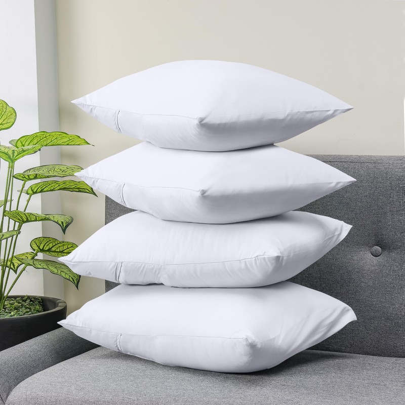 Utopia Bedding Cushion Covers Pack of 4 – Pillowcases (50