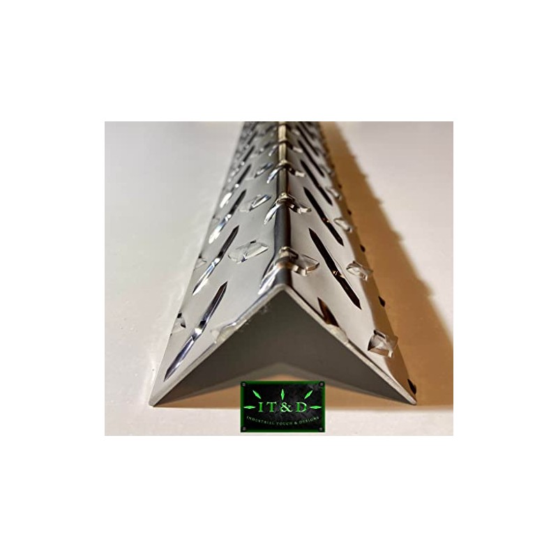 1" x 1" x 24" Aluminum Diamond Plate Tread Brite