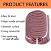 HOSTIC 12 Strands Braided Cord Good Strength Polyester String Multifunctional