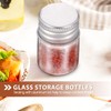 Small Mason Jars 12pcs Mini Glass Bottle Clear Sealed Jars