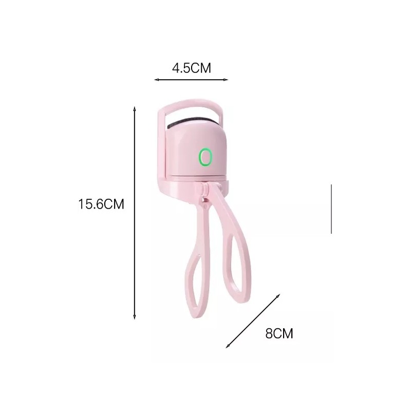 Lovely Rizador De Pestañas Calentador Eléctrico Recargable Por Usb