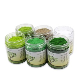 Artificial Grass Powder, Model Grass, 0.08 inch (2 mm), Scene Collection, Glass Model, Building Model, Decorative, Landscape, Boxyard Garden, Railway Model, Diorama, DIY, 6 Colors Available