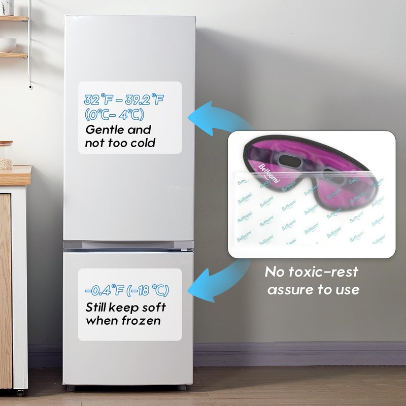 BeHoomi Cooling Eye Mask (Purple)