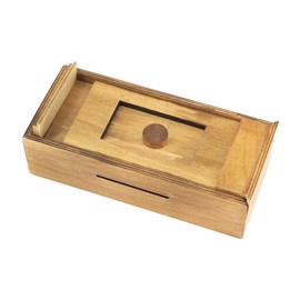 Magic Wooden Puzzle box with Hidden Compartments Difficult Intelligent Brain Teaser Box for Adults for Money Holder Secret Present Surprise
