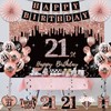 21st Birthday Decorations for Her, 33pcs 21st Birthday Crown and