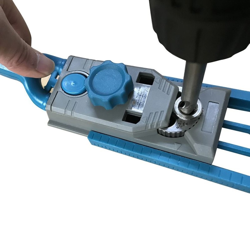 KATSU Pocket Hole Jig Drill Guide Wood Working Hole Drilling