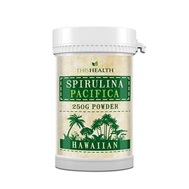 250g Spirulina Powderâ Hawaiian Pacifica Spirulina, High Potency Spirulina Pacifica Powder, Health Booster â Spirulina Supplement, Vegan Smoothie Superfood Green Powder