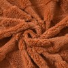 Burnt Orange Throw Blanket for Couch Sofa Bed 60x80 inches,Fleece
