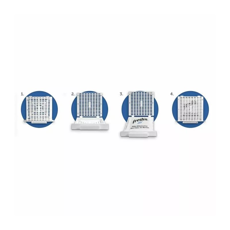 Tekquest / Rush Hampton Ductless Fan CA-90 White Replacement Filter