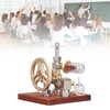 Adjustable Speed Stirling Engine Model Hot Air External Combustion Engine
