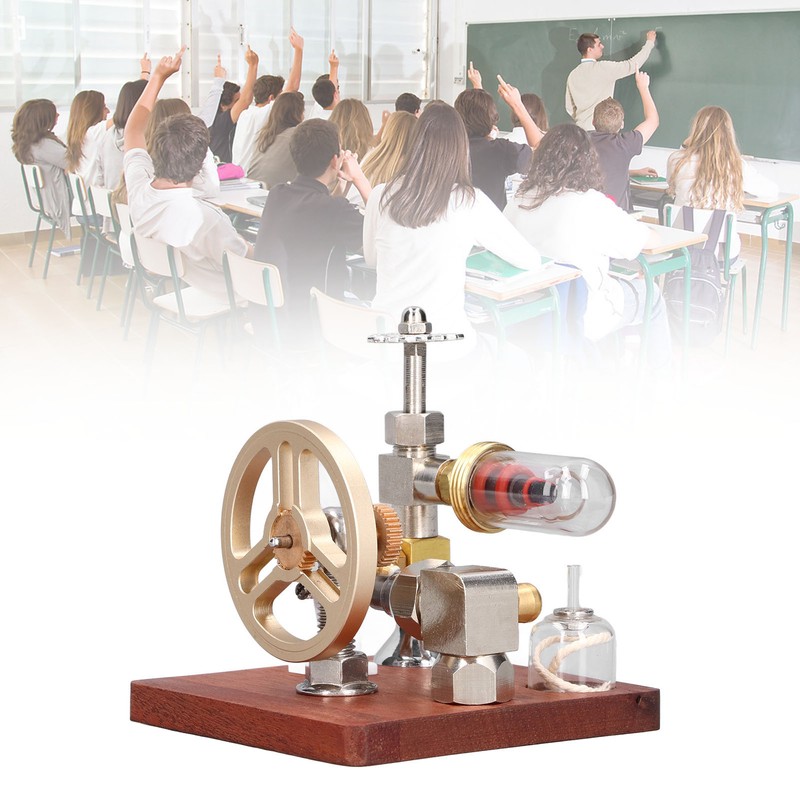 Adjustable Speed Stirling Engine Model Hot Air External Combustion Engine