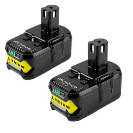 2Pack 6.0Ah P108 Battery Compatible with Ryobi 18 Volt Lithium Battery ONE+ P102 P103 P104 P105 P107 P108
