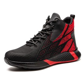 ARCHINSERT Steel Toe Shoes for Men Women Work Indestructible Work Slip Resistant Protected Steel Toe Lightweight Safety Sneakers Fashion Safety Industrial Shoes