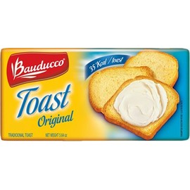 Bauducco Original Toast - 5.64 oz | Torrada Levemente Salgada Bauducco - 160g - (PACK OF 08)