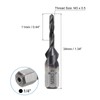 sourcing map Combination Drill and Tap Bits Metric M3 x