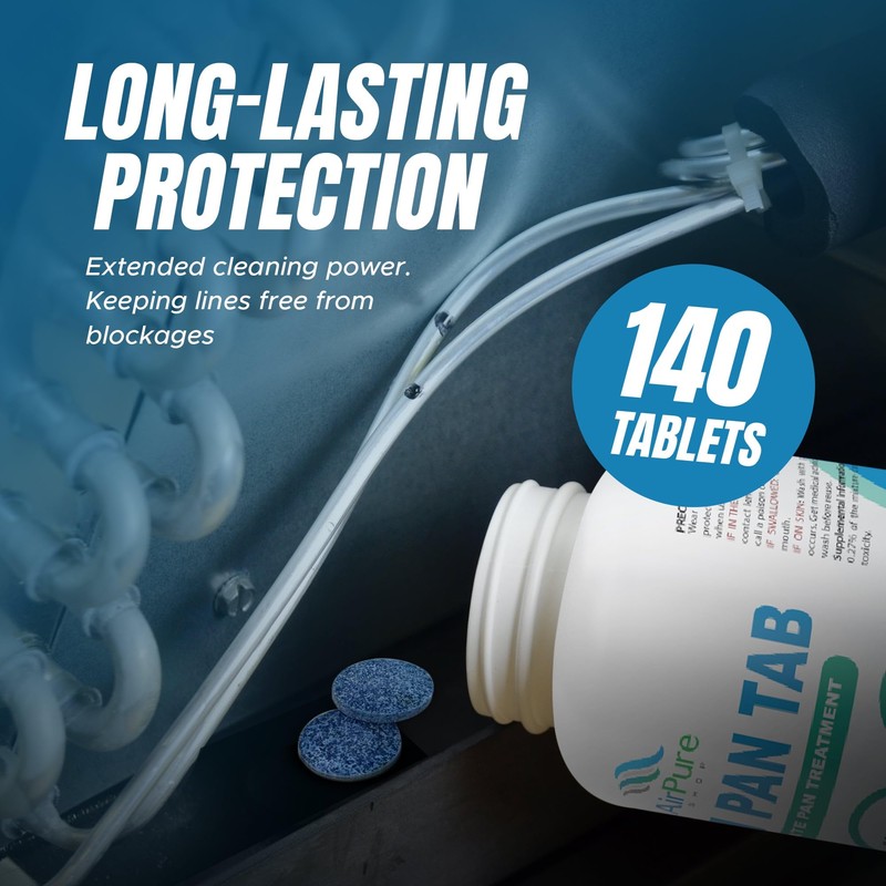 Air Pure Drain Pan Tabs - 140 Flow Treatment Tablets