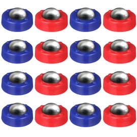 Abaodam Mini Shuffleboard Replacement Pucks ShuffleBoard Rollers Set Desktop Sliding Beads Tabletop Shuffleboard Curling Accessories 16Pcs