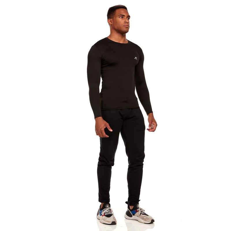 Russell Athletic Men's Long-Sleeve Compression Top Lightweight Compression Shirts for