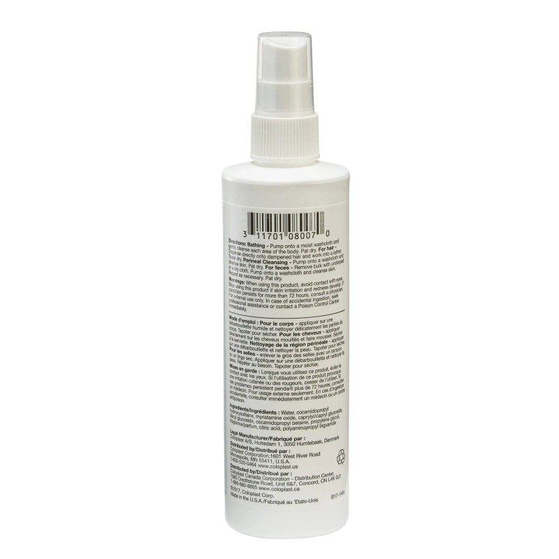 Bedside-Care Rinse-Free Shampoo and Body Wash, 8 oz. Pump Bottle,