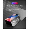 Yjijaiifd Bluetooth 5.0 Wireless Charger Computer Speaker LED Alarm Clock
