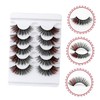 Beavorty 3d False Eyelashes 5 Pairs Long Natural Lashes for