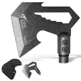 ZUNE LOTOO Axe Head for Tactical Shovel, ZLA Hatchet Accessories for Annihilate F-a3 Survival Shovel 2023 (No Handle)