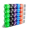 Storm&Lighthouse 30 Pack Six-Sided Dice Coloured Dice Game D6 Dice