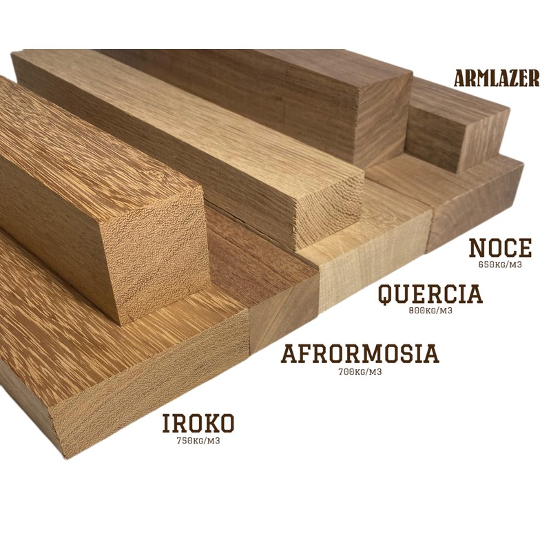 ARMLAZER Afrormosia 2 Pieces 30 x 50 x 300 mm