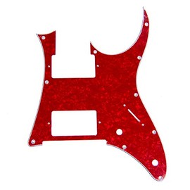 mLaval Guitar Parts Custom Guitar Pick Guard for Ibanez RG 350 DX , 2-Pickup, 4ply Red pearloid