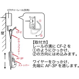 Best Picture Rail Wire Hanging Hook Set N-858