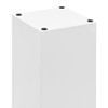 vidaXL Durable White Umbrella Stand, Powder-Coated Steel Rack, Indoor Storage