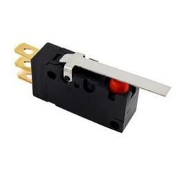 NTE Electronics 54-484WT Miniature Snap Action Switch, Sealed, SPDT Circuit, 130 g Operating Force, Hinge Lever Actuator, Solder Lug and #187 Tab Terminals, 5 Amp, 125/250V