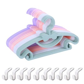 haweeli Children's Clothes Hangers for Baby, Toddler and Children's Clothes and Coats (29.5 cm, Set of 30)