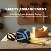 REXBETI 10-Piece Kids Tool Set with Real Hand Tools, Blue