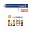 Seven Pastelli Scuola Minapro 6.0 - Scatola 18 Pz, 18