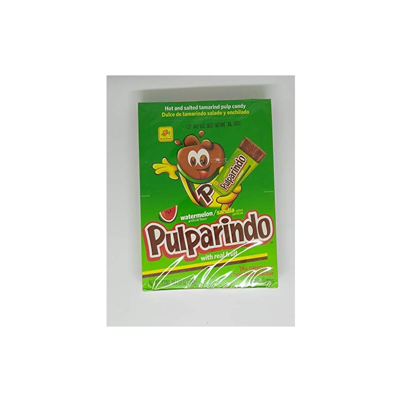 Pulparindo with Watermelon Flavor (20pcs) - 10oz By De La