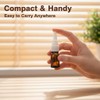 ericotry 6PCS 10ml/0.34oz Empty Glass Refillable Nasal Spray Bottles Fine