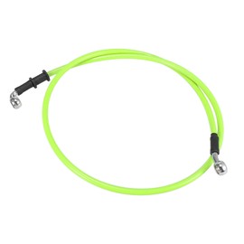 Motoforti Motoforti Universal 110cm 43.31" Motorcycle Brake Clutch Oil Hose Line Pipe Hydraulic Reinforced Stainless Steel Braided Green