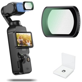 JJC Pocket 3 Magnetic Black Diffusion 1/4 Effect Filter for DJI Osmo Pocket 3 Creator Combo, Cinematic Mist Lens Effect Filter, Softens Highlights & Reduces Contrast, HD Optical & Multi Coated