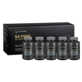 Nutricore Calcium Premium 1 box (4+1 pieces)/No Calcium Vitamin D Vitamin K / 칼슘 프리미엄 1박스 (4+1개입)/칼슘 비타민D 비타민K 없음