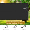 Coonoble Fence Privacy Screen Outdoor 8' x 25' Black Heavy