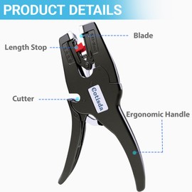 Automatische Abisolierzange, 0,03-16mm², AWG 32-7, mit Schneidefunktion, für Elektroinstallation und KFZ