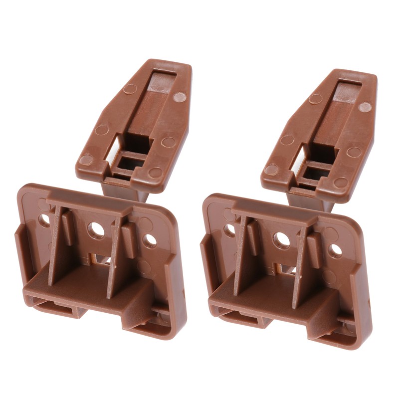 10PCS Drawer Slide Track Guide Glide for Center Mount Drawer