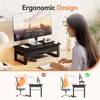 Computer Monitor Stand Riser, Desk Organizers and Accessories with Drawer,