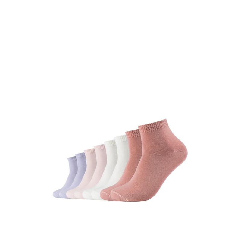 s.Oliver Unisex Short Socks Pack of 8, nature melange