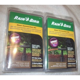 Rain Bird RCKIT-1PK Riser Connect Kit for 1/2" Drip Tubing. 2 Pack (T7)