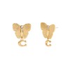 COACH Women's Signature Heritage Butterfly Earrings