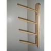 Wood Storage Rack 4 Pegs for Storage Needs, Ribbons, Workout,